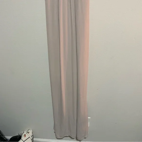 Show Me Your Mumu Amanda Maxi Champagne Beige Bridesmaids Dress, Size Large - Picture 4 of 6